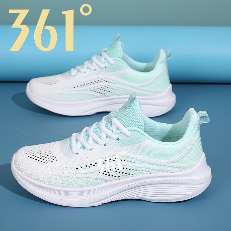 Autumn shoes for 361 girls, light-shoes for fashion students, web-weaved, air-scrambled, soft-scrambling shoes