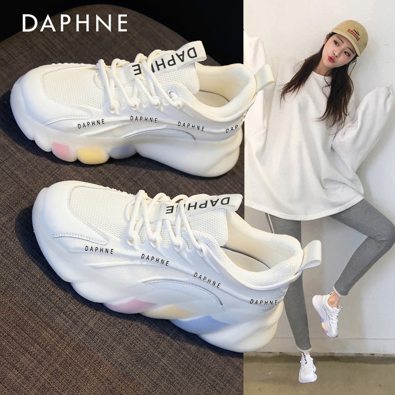 Daphne's old man's shoes and girls' 2024 new Autumn Pops and Boots