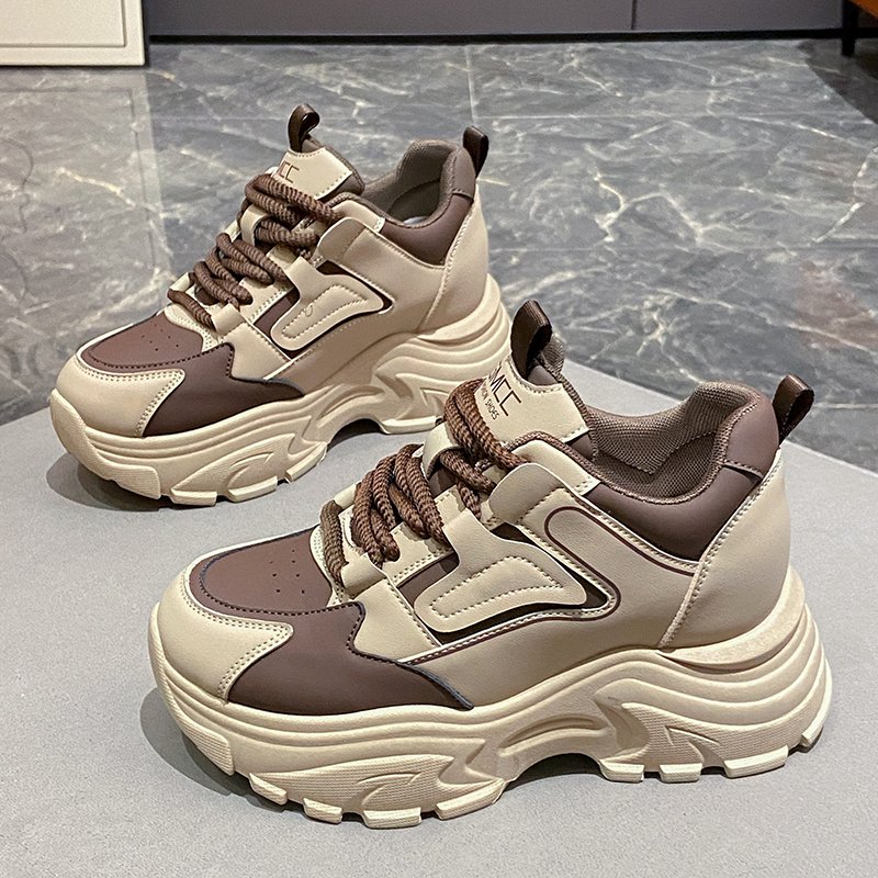 I've got 2024 new leather-covered, thick-skinned women's shoes