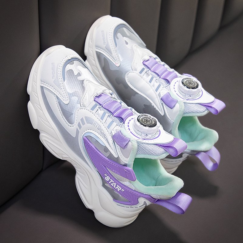 2024 new girls' shoes, spring and autumn