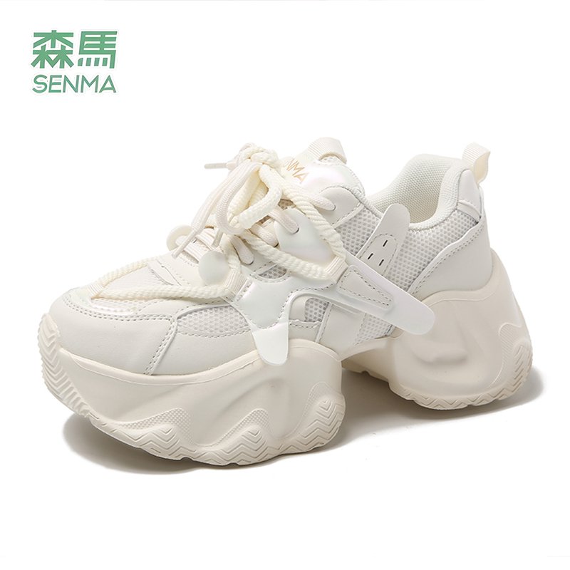 Samma's shoes are small and thick, old man's shoes 2024, fresh on a little net-covered muffin sneakers