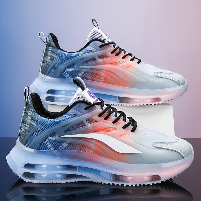The summer-shoe-shoe-ventilating-shoe-shoe-shoe-shoe-skinned-net-stealing gas pads added to the high-sliding-pretty-pattern dad-shoes
