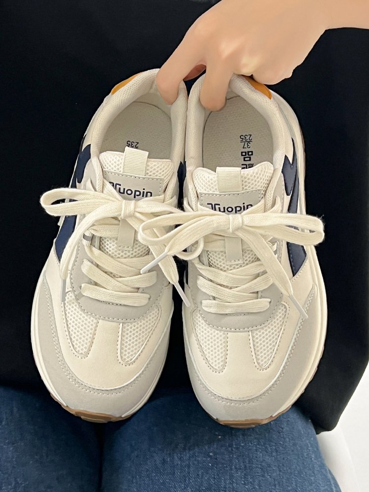 Sneaky sneakers, 2024 Spring and Fall New Daddy's Shoes, light and high, jogging and relaxing shoes