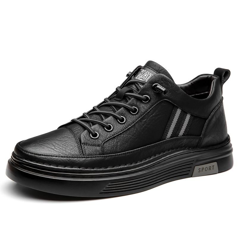 Woodpecker man's shoes, 2024 spring, new leather-skinned, fragrance-skin-skin man's shoes