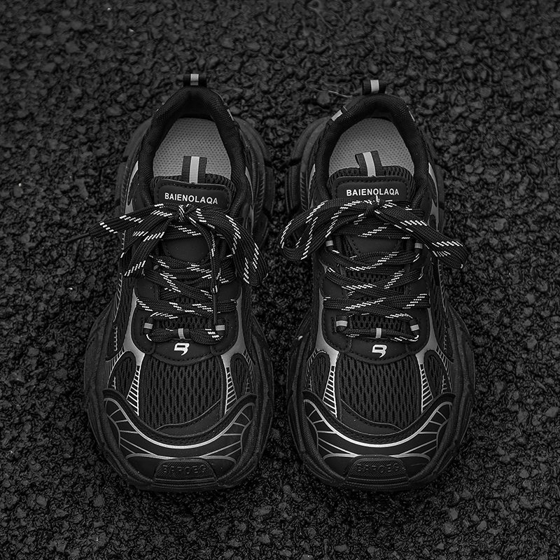 Old Daddy's Shoes 2024 new summer net sports shoes, broad-knocked, ski-scramble-scram