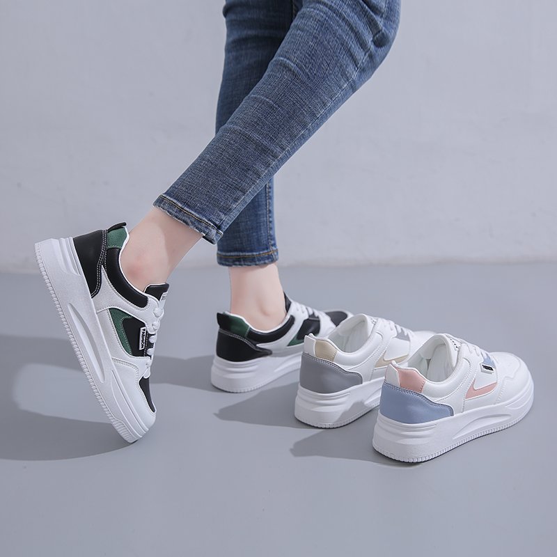 The brand-named white shoe girl, 2024, a new spring and autumn scooter-scooter