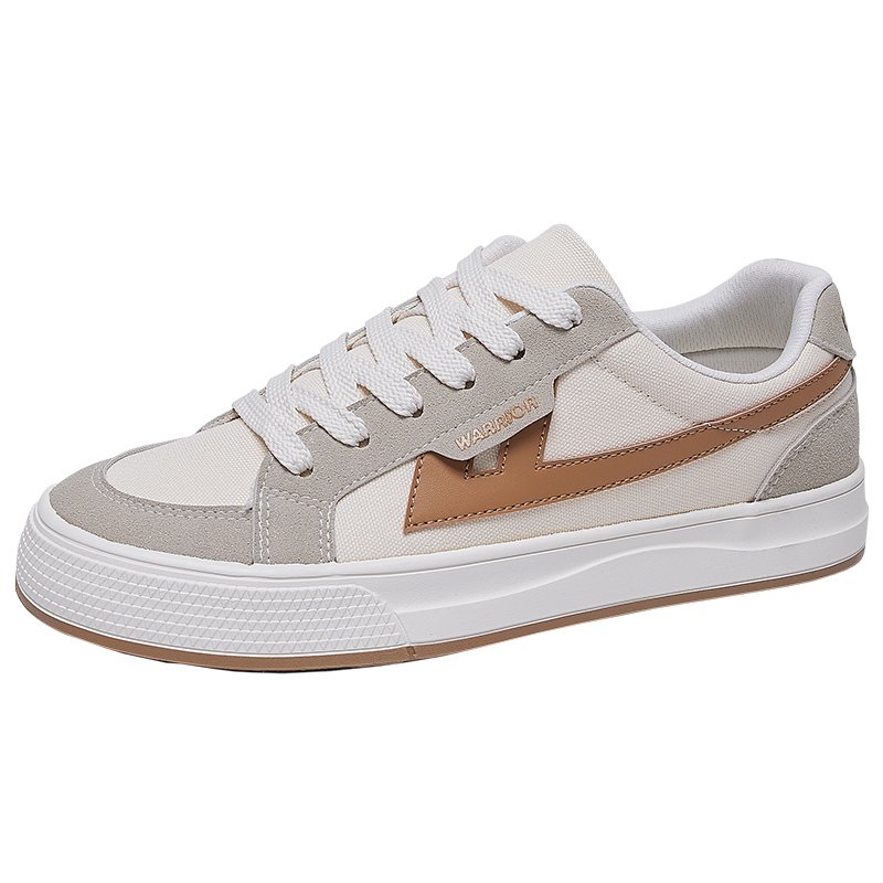 A new white shoe in autumn 2024 for a girl with her shoes in her shoes
