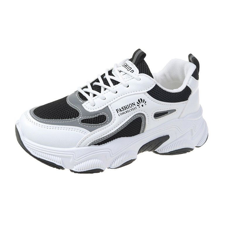 2023 Spring and Autumn Big Daddy's Shoes and Girl's Autumn and Winter's 2024 New Flying Street Recreational Shoes