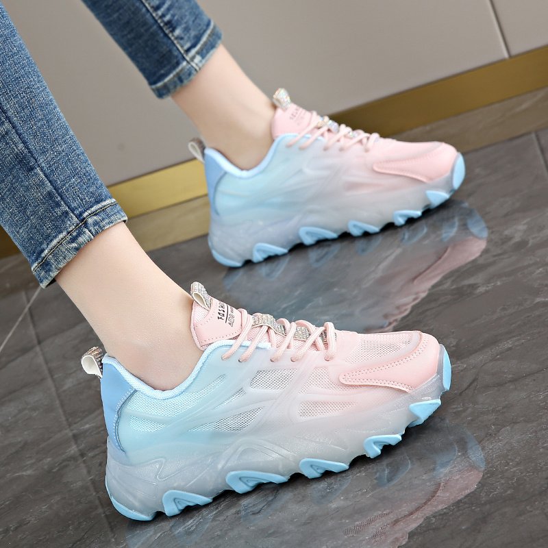 The new 2024 net-to-air-to-air-to-speech sports shoes for girls' high-shoe and sports exams