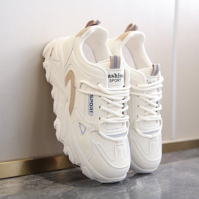 Grand-size real-skin shoes, 41-43-year-old dad's shoes, 2024 Spring-Autumn-exploited net sports, soft-skinned running shoes