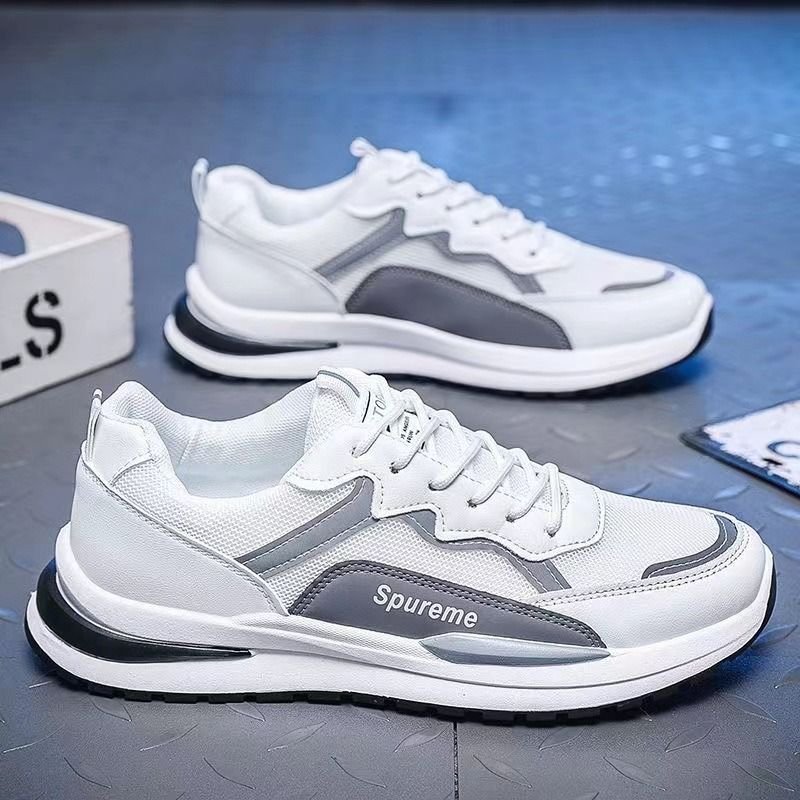 Gump's new air-breeding sneakers are swollen on the side of the skating man's shoes