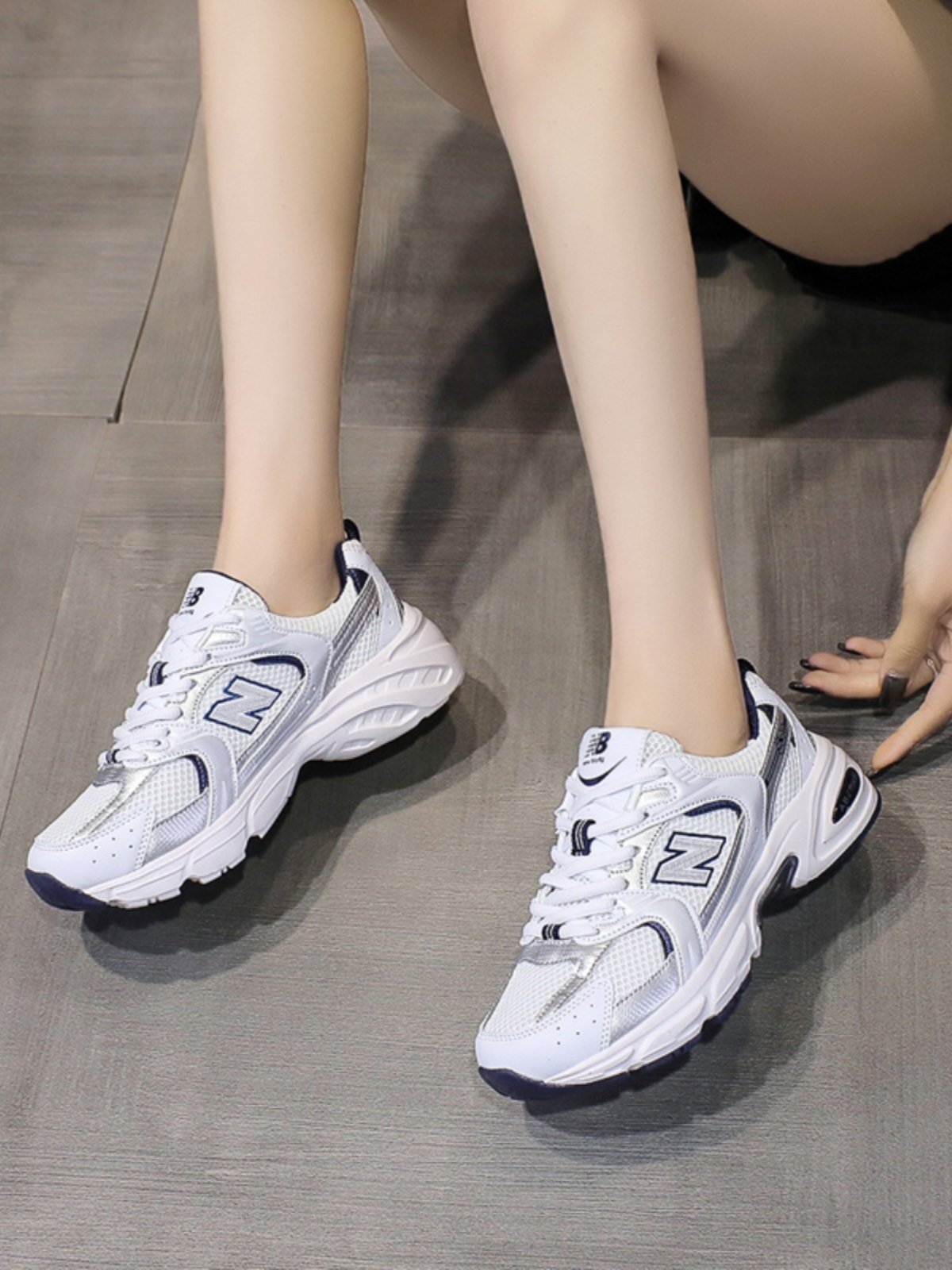 530 new braun shoegirls 2024 new light daddy shoes student recreational run n-shoes