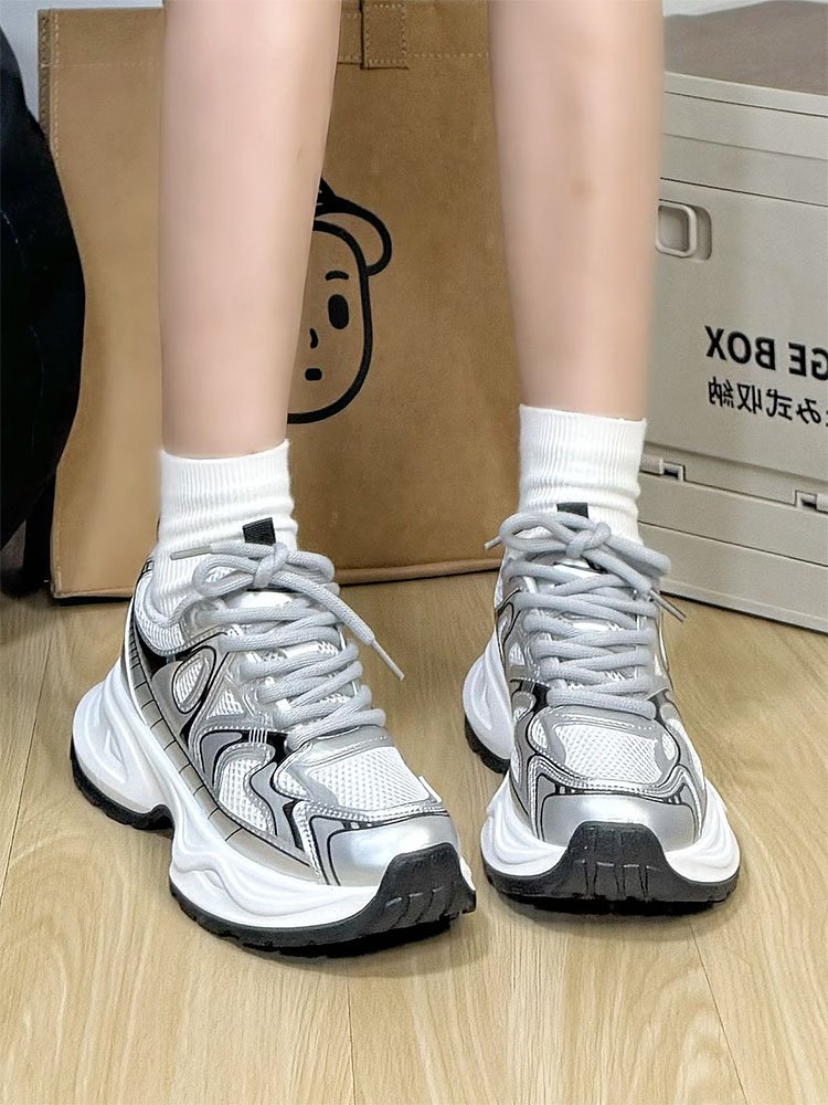 2024 new Autumn Lovers' silver-to-air and air-to-speech shoes for running