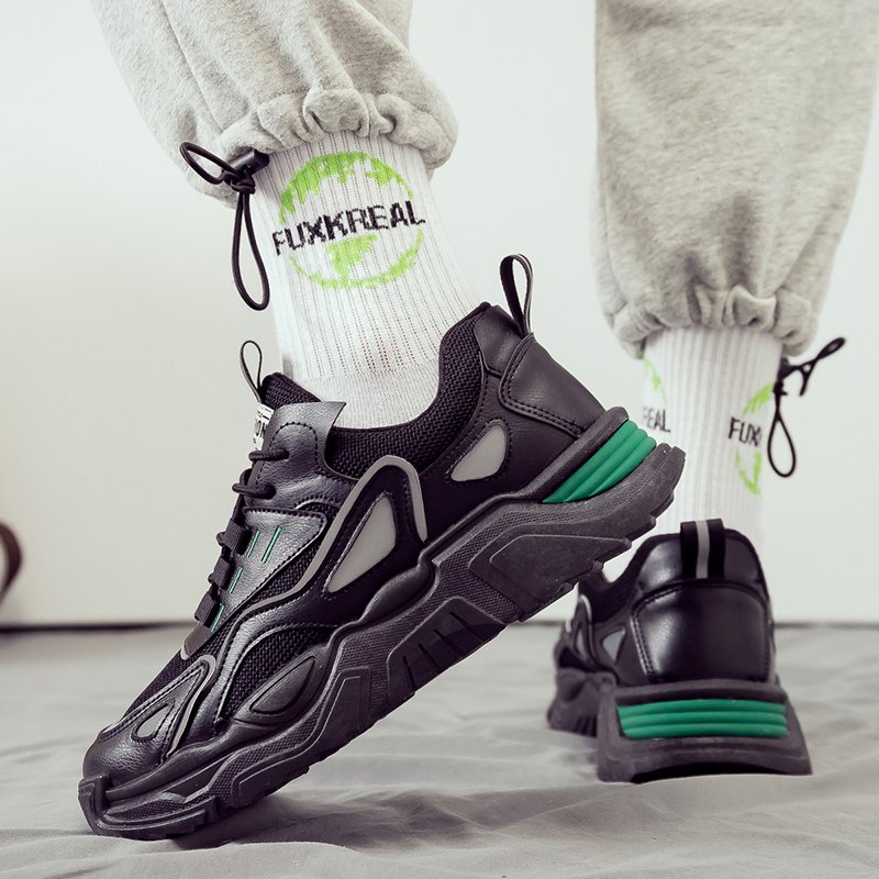 2024, new men's net-net shoes, slender shoes, and old man's hip-hop shoes