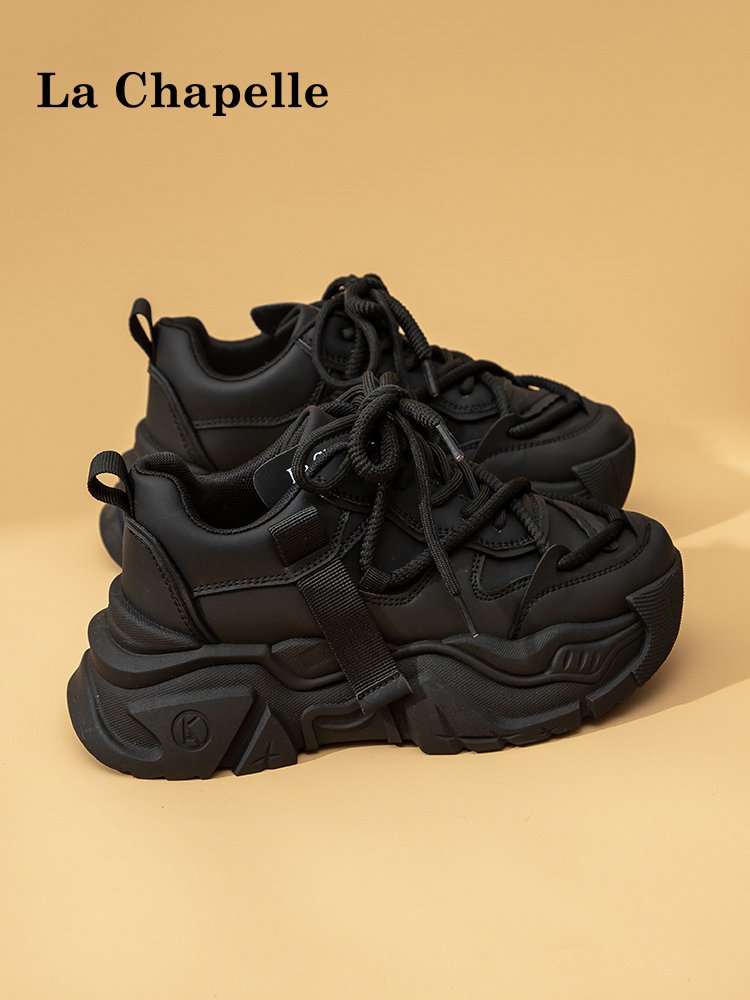 Rashebel's black old man's shoes, 2024 new twigs for the autumn winter