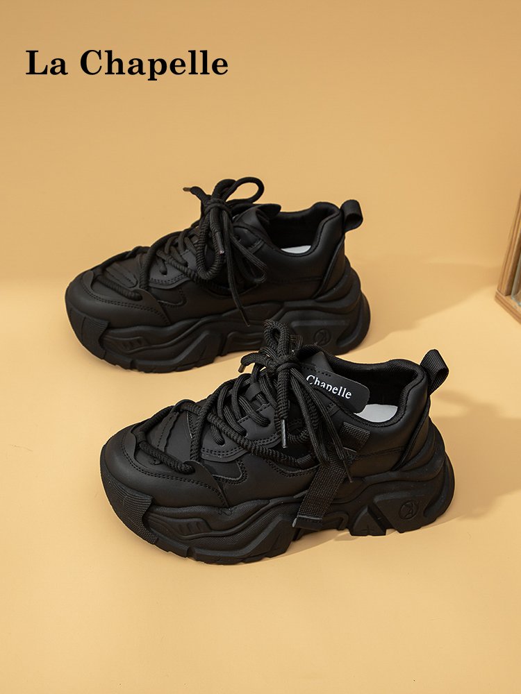 Rashebel's black old man's shoes, 2024 new twigs for the autumn winter