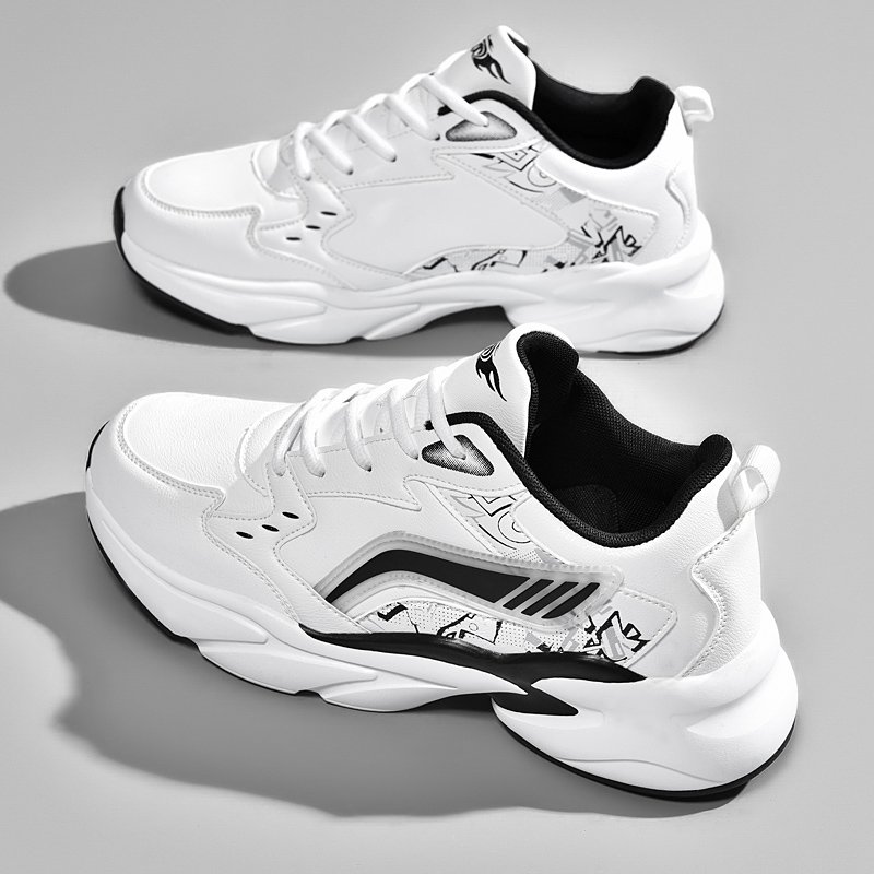 Autumn boys' shoes, 2024 new student sports and leisure for the summer, raised by 46 dad's hip shoes