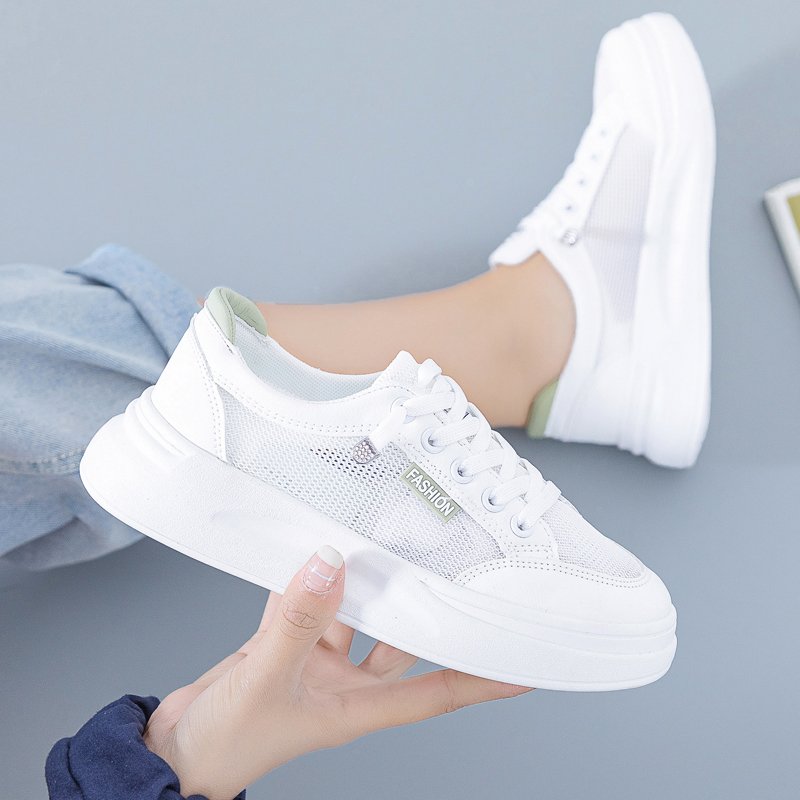 Little white shoe girl, 2024 new summer shorts, full of sweatnets, air-fruit shoes