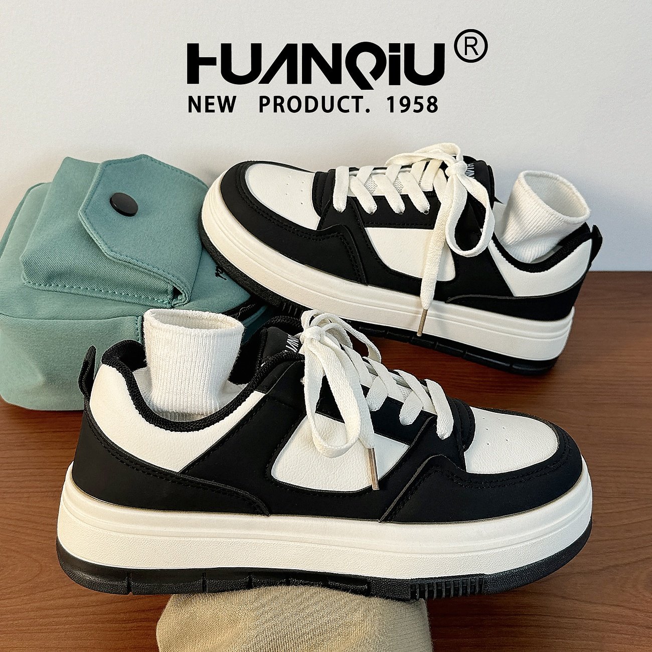 "The White Shoes Girl of the World's 2024 Spring-Autumn New Recreational Sport"
