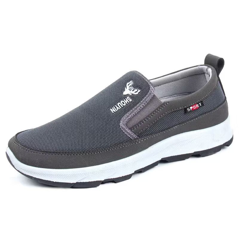 Old Peking Boots Newly Slippered Air-Flowed Men Working Softly, Daddy Leisure Sports Boys Summer
