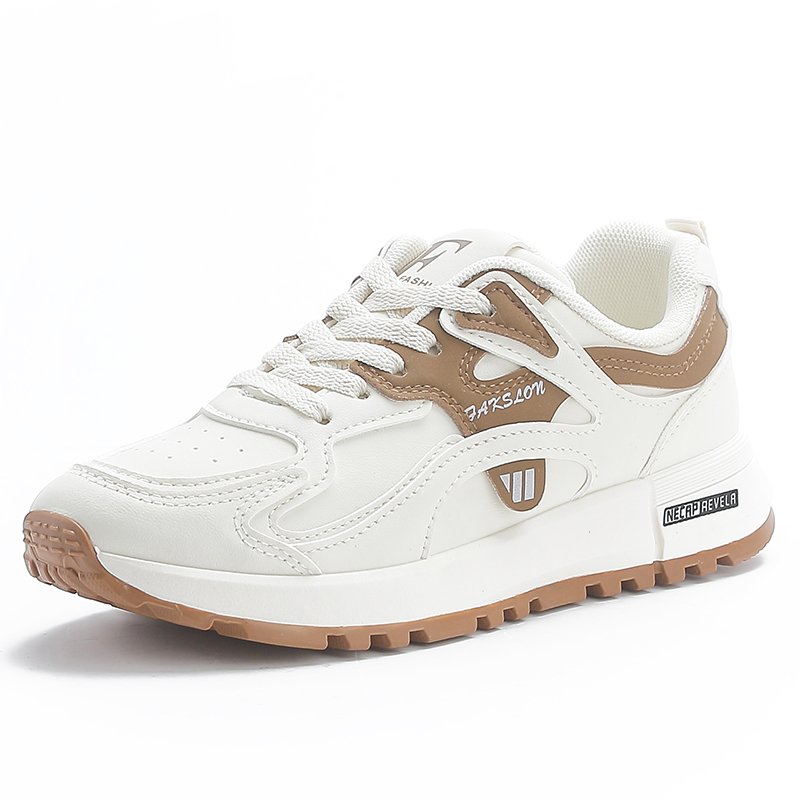 Real leather sneakers, 2024 Spring-Autumn, fresh-in-a-long