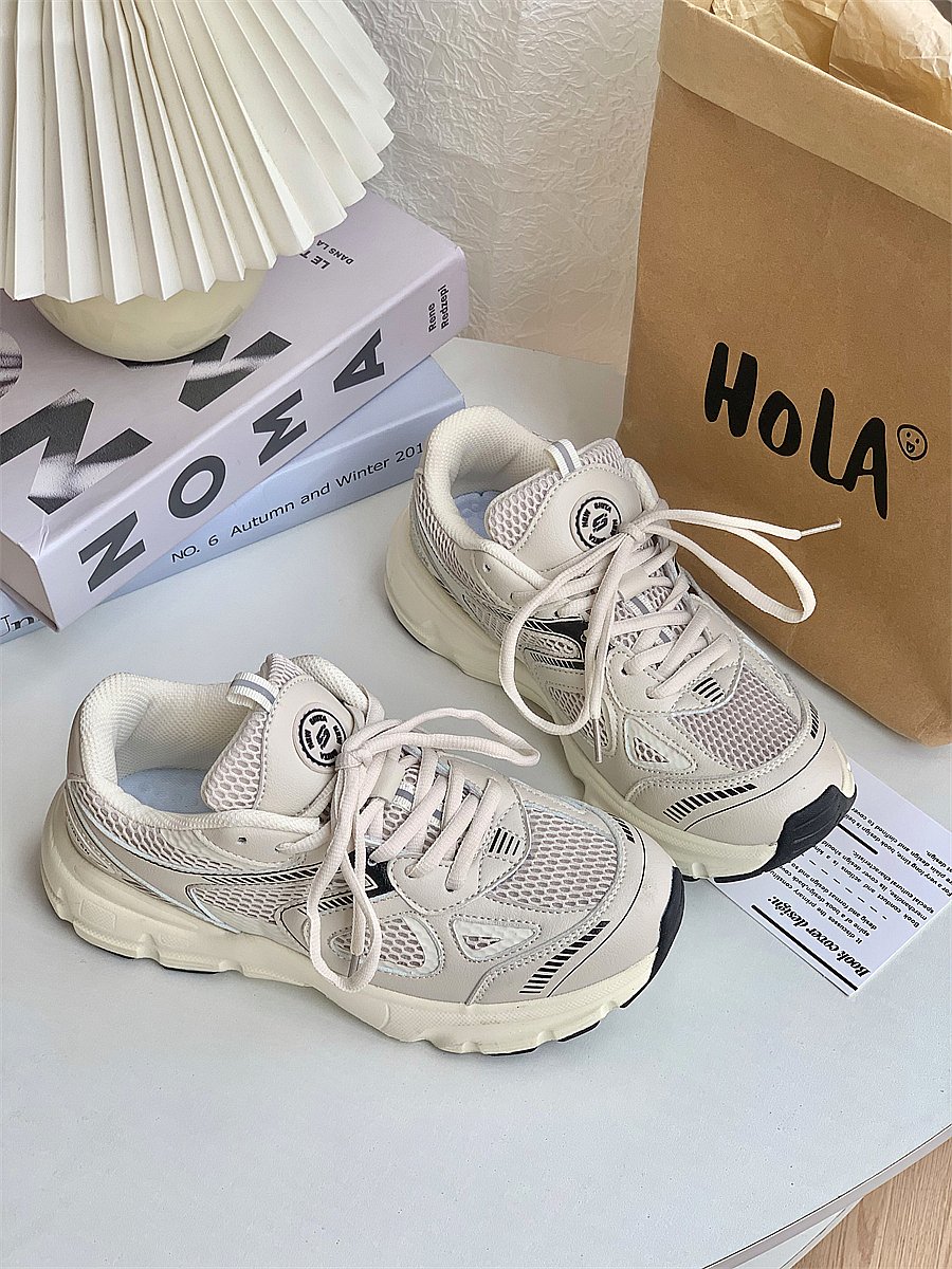 hong kong's web-based dad's shoes and girls' shoes, 2024 summer, light-pants-skinned sports shoes