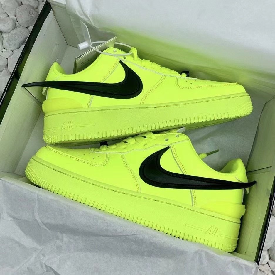 quick-blowed nkdunk air force fluorescent green-leave-shoe-shoe-shoe man and woman, leisure-shoe-shoe-shoe-heavy