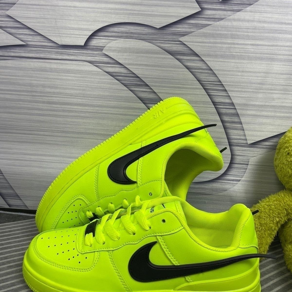 quick-blowed nkdunk air force fluorescent green-leave-shoe-shoe-shoe man and woman, leisure-shoe-shoe-shoe-heavy