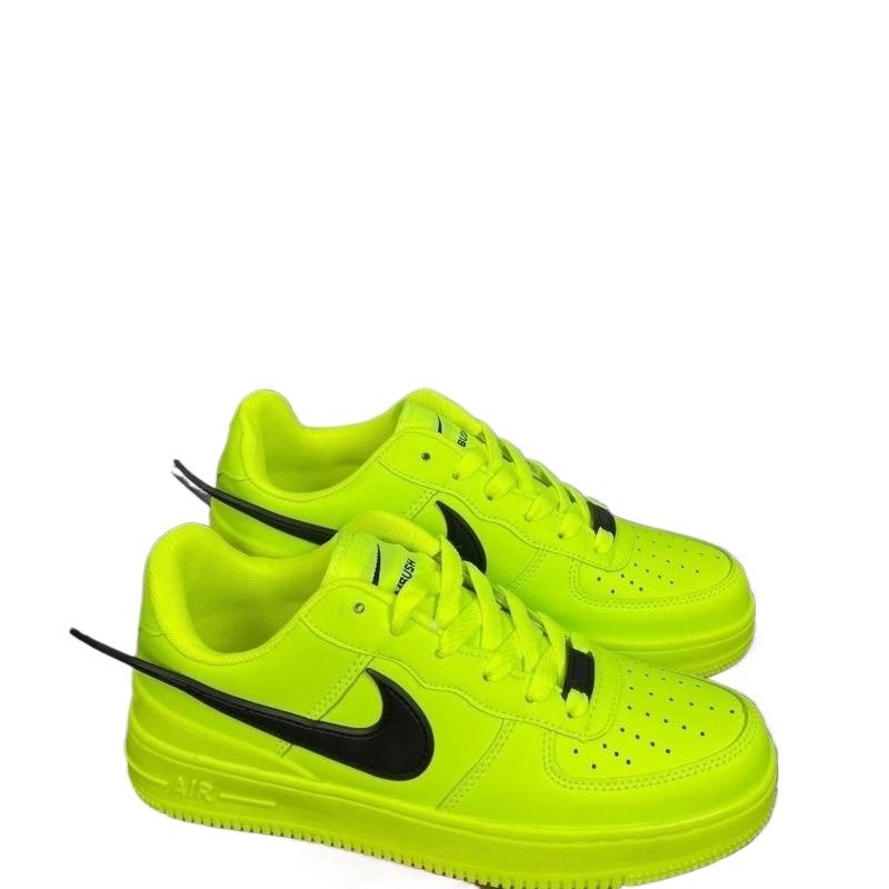 quick-blowed nkdunk air force fluorescent green-leave-shoe-shoe-shoe man and woman, leisure-shoe-shoe-shoe-heavy