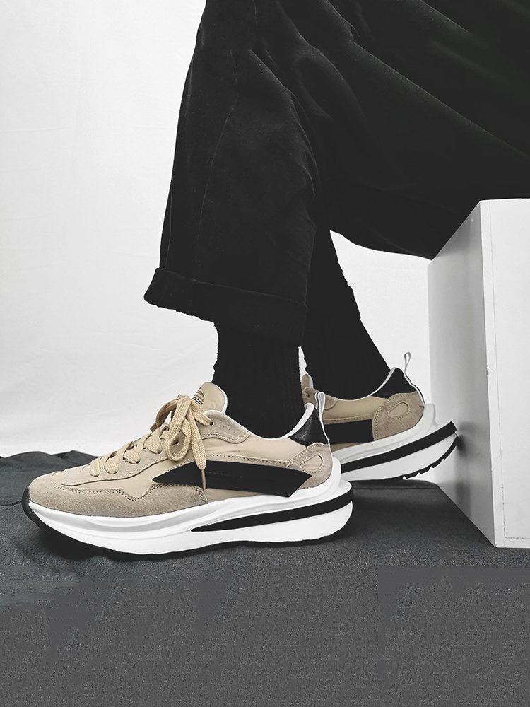 Lodmond's retro-hwaffan men's leisure and sports shoes are so small, they're so thick, they're so big