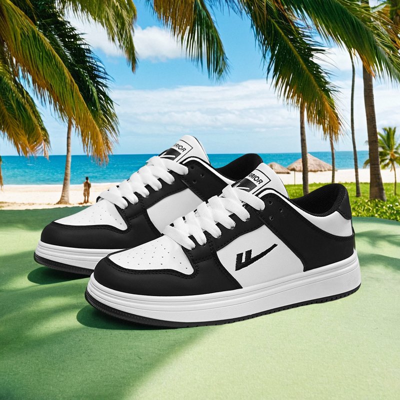 Backshoes, white-shoes, 2024 new high-shoes