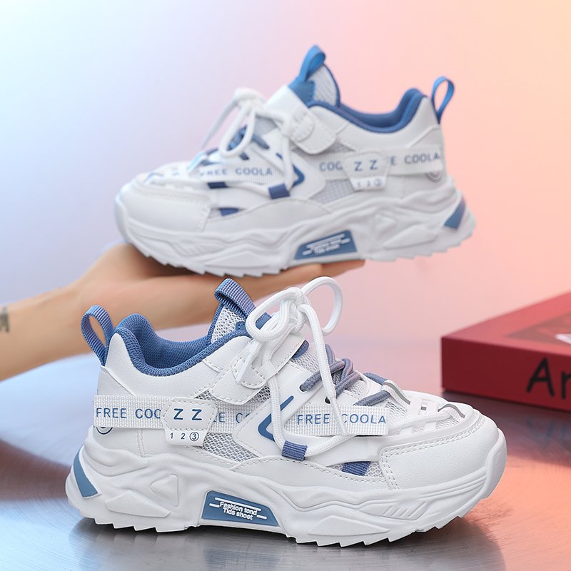 The new 2024 in the Spring Shoes, Daddy's Shoes, Junior High School students, cut off the shock
