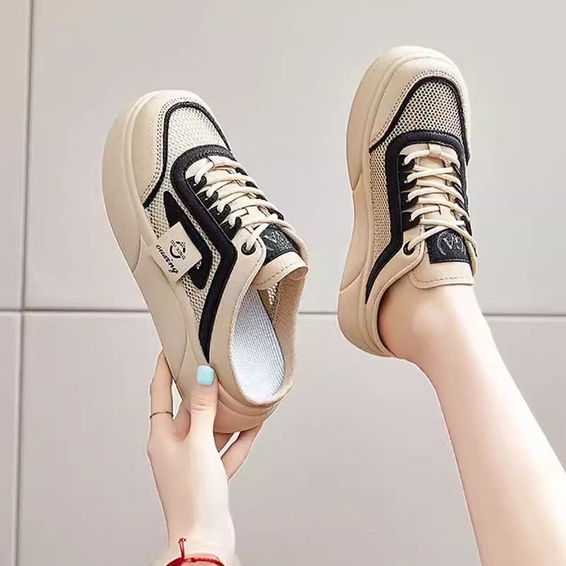 Half-trawl shoe girl, 2024 new air-traffic-nets in summer