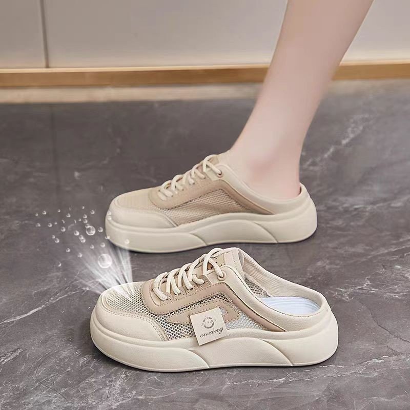 Half-trawl shoe girl, 2024 new air-traffic-nets in summer