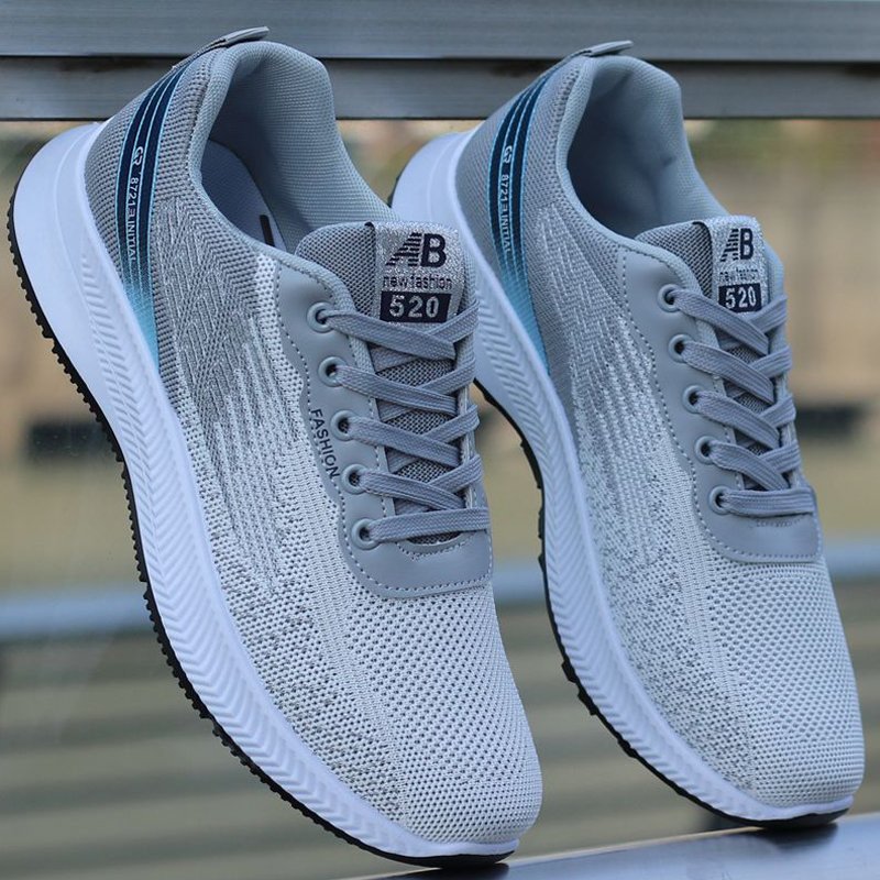 Sneak-proof men's shoes for the summer air-smoke men's leisure and sports shoes are light-slided men's shoes for running