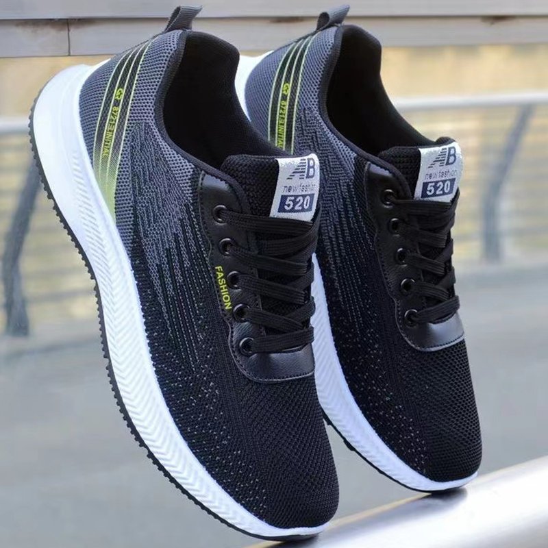 Sneak-proof men's shoes for the summer air-smoke men's leisure and sports shoes are light-slided men's shoes for running