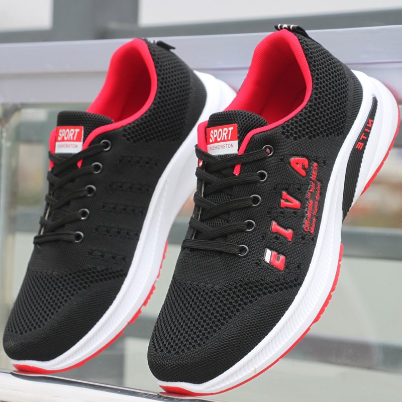 Sneak-proof men's shoes for the summer air-smoke men's leisure and sports shoes are light-slided men's shoes for running