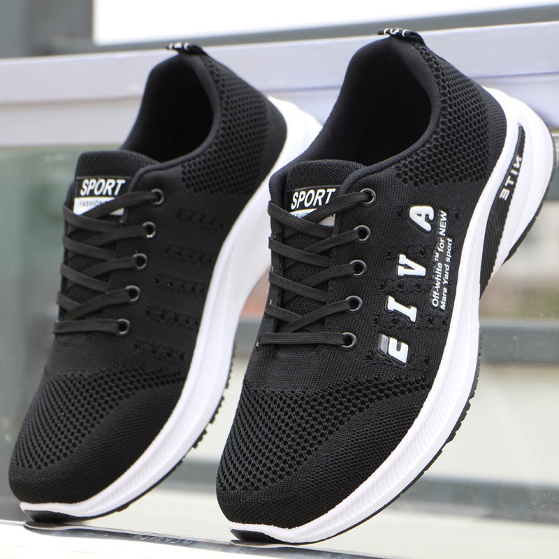 Sneak-proof men's shoes for the summer air-smoke men's leisure and sports shoes are light-slided men's shoes for running