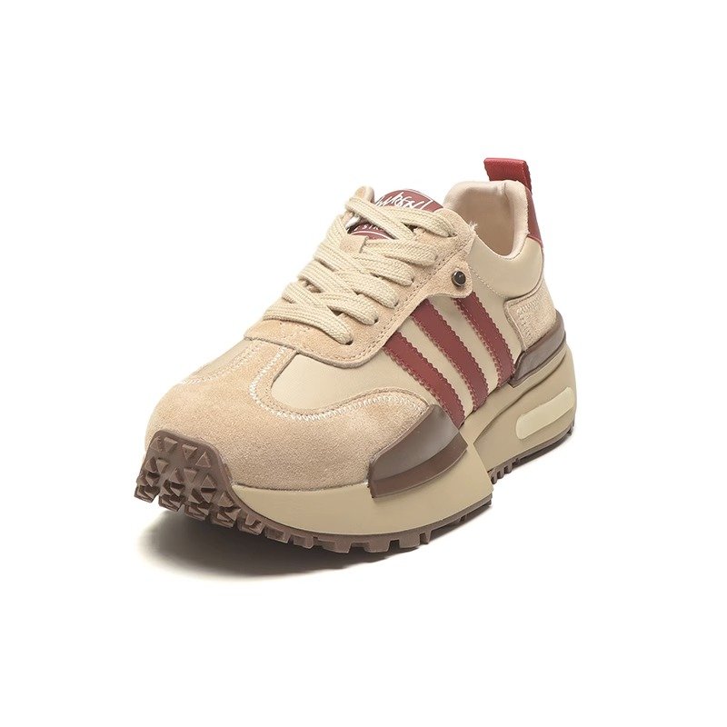 "Agamous-shoe-skinned old man's shoes, 2024 spring new retrospect, small-skinned sports shoes."