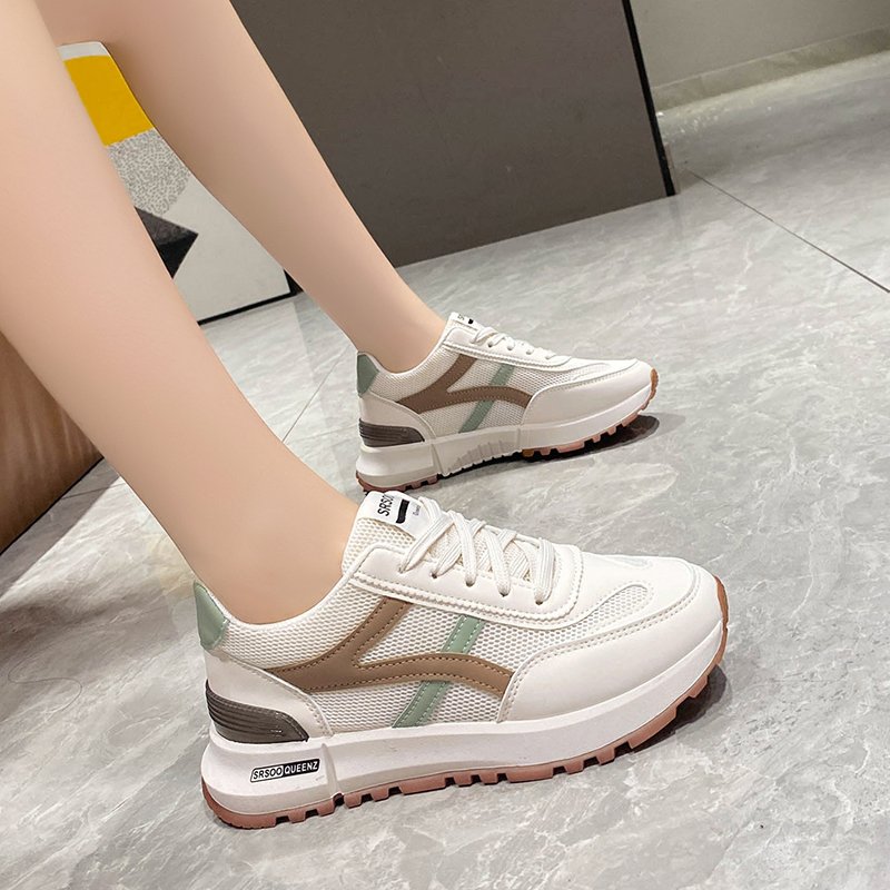 A young girl with a sneaker running around in 2024