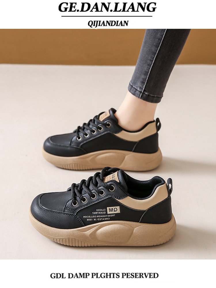 Little white shoe girl, 2024, new soft bottom, a hundred thick bottom sneakers, and a little light-go-go-go-go