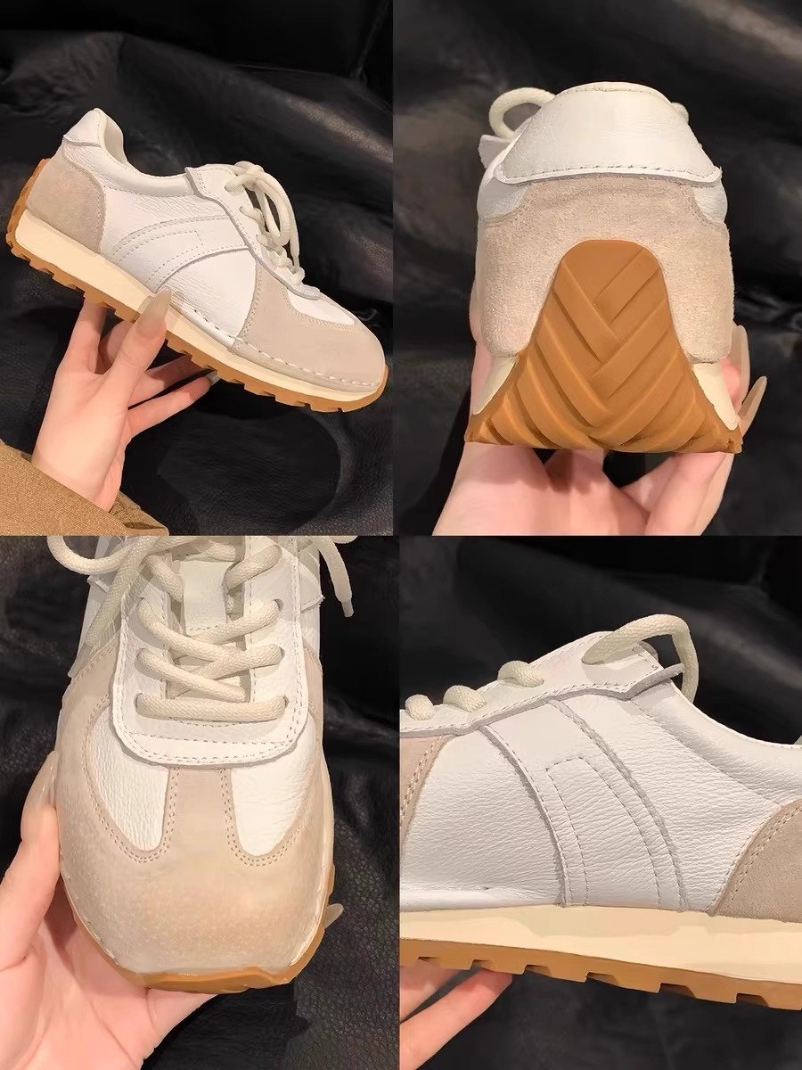 Little silver old man's shoes are retrospect, 2024 new girls' shoes are light and light