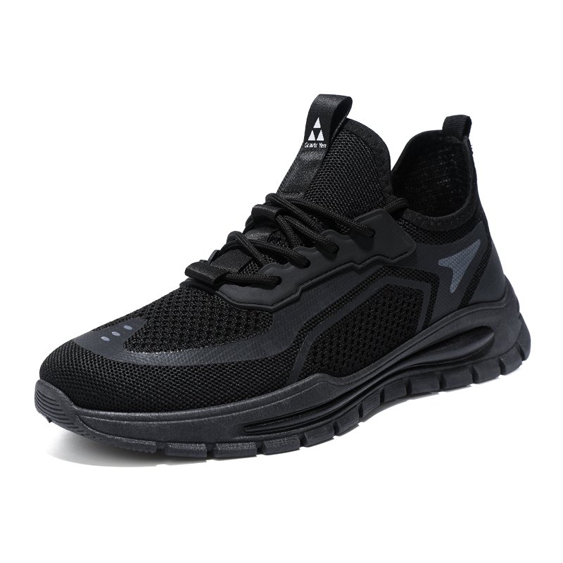 Men's shoes on the net for the summer, stench-proof sports and leisure, and men's shoes working in black