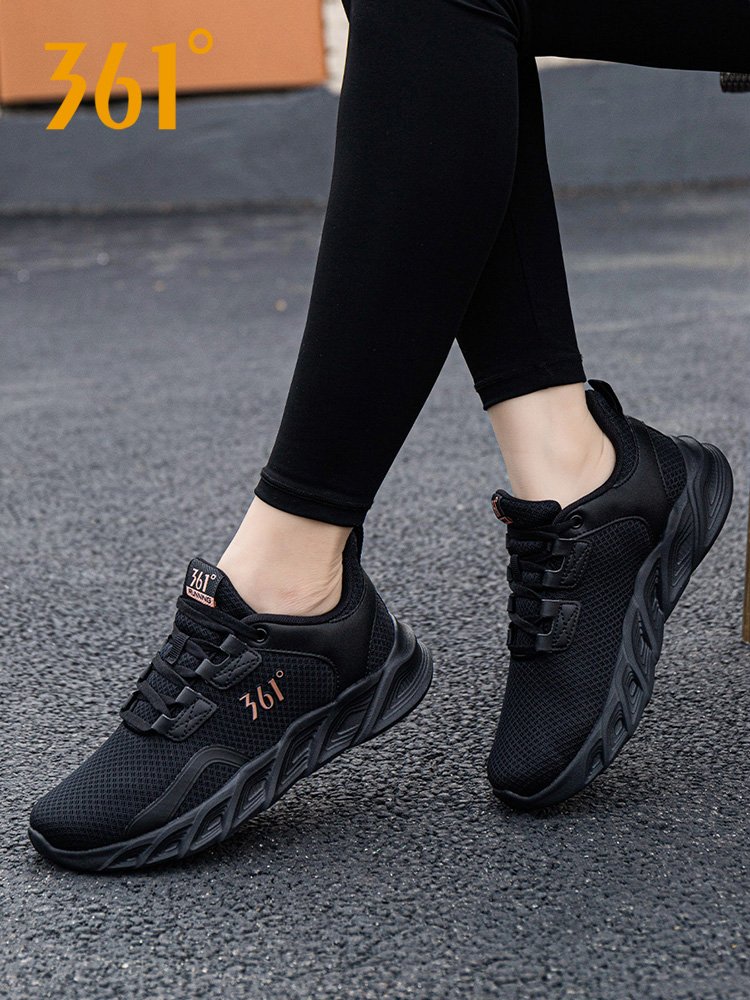 361 sports shoes, black running shoes for the summer. 361 official real shoes