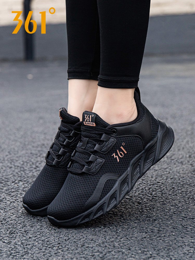 361 sports shoes, black running shoes for the summer. 361 official real shoes