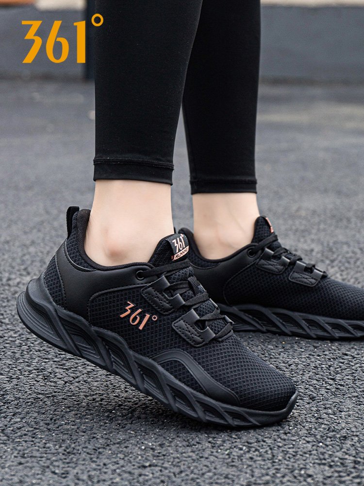 361 sports shoes, black running shoes for the summer. 361 official real shoes