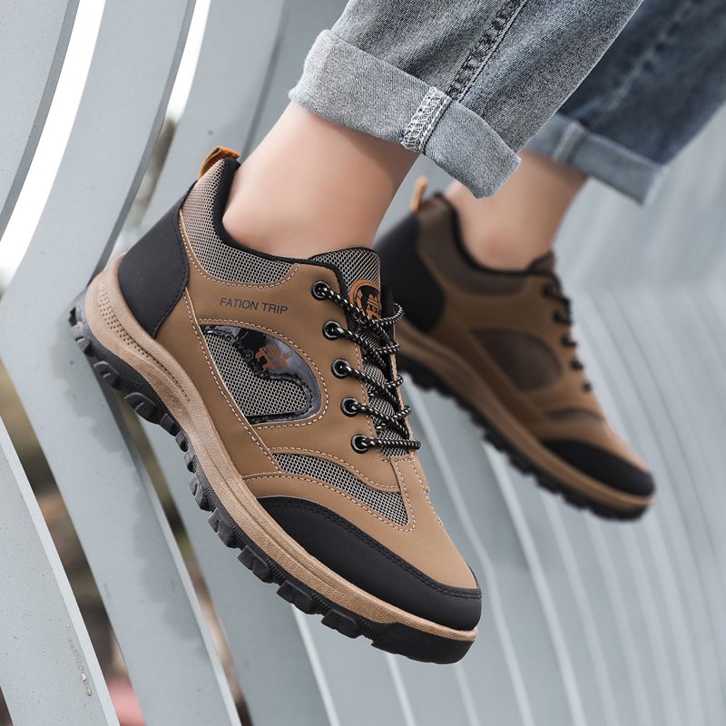 A new 2024 Spring Mountain Shoeman's Recreational Work and Comfortable Rider's Walking Out Shoes