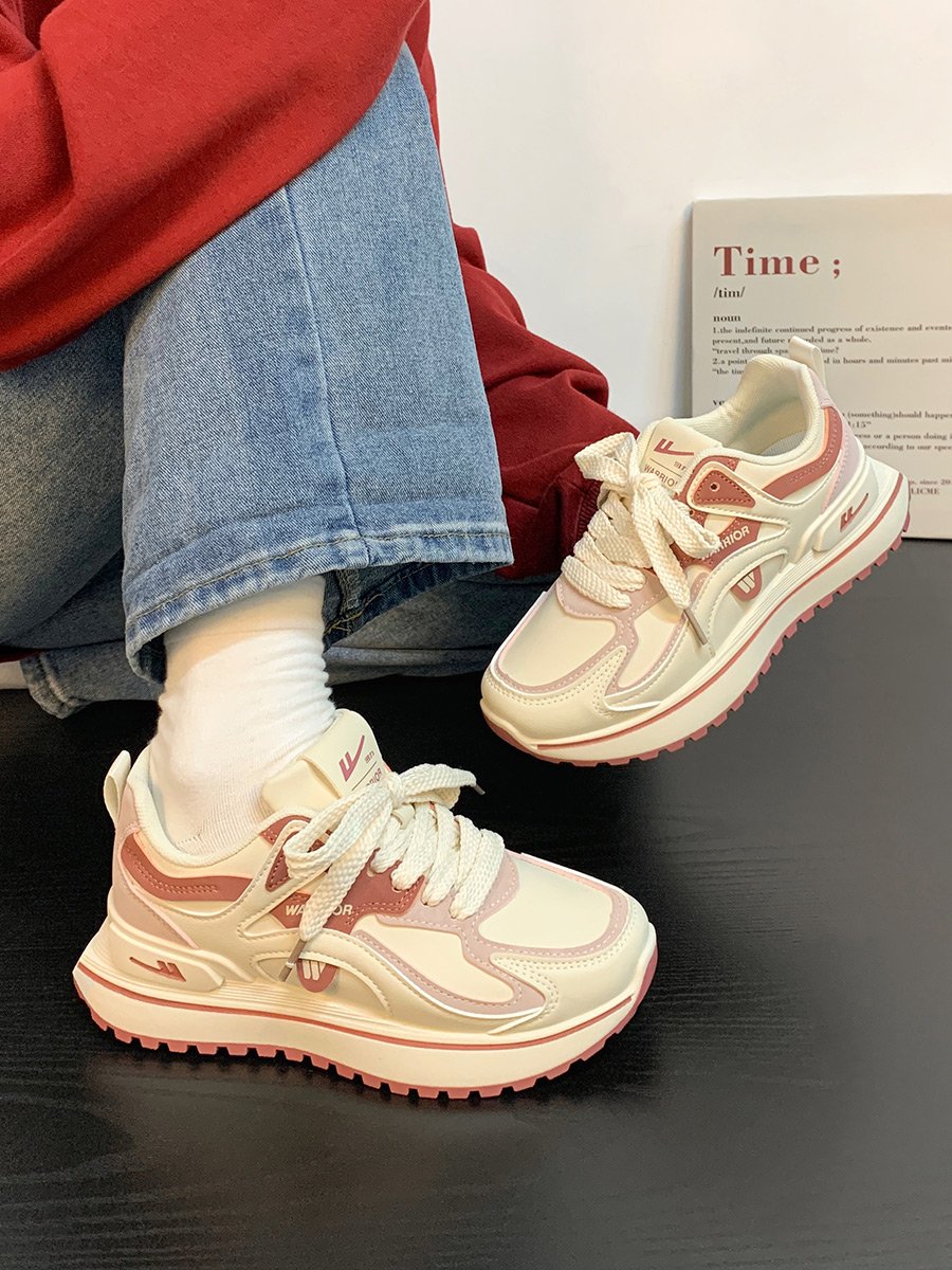 Back-to-back sneakers, 2024 new girls, high-speed, high-speed, low-shock, high-speed sports