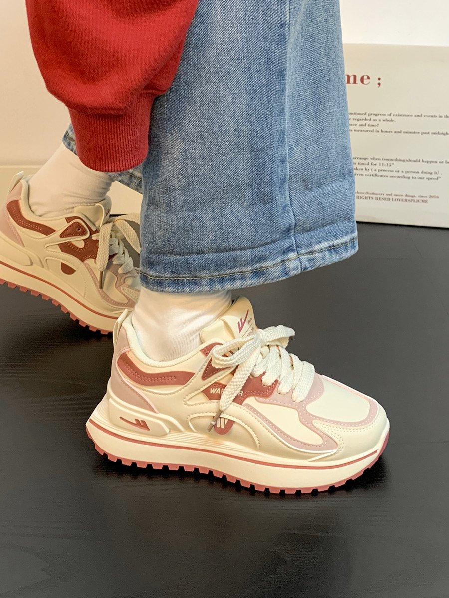 Back-to-back sneakers, 2024 new girls, high-speed, high-speed, low-shock, high-speed sports