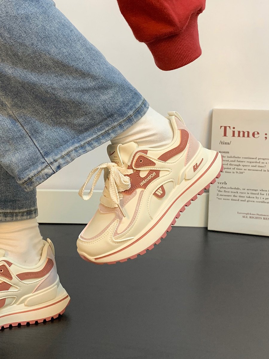 Back-to-back sneakers, 2024 new girls, high-speed, high-speed, low-shock, high-speed sports